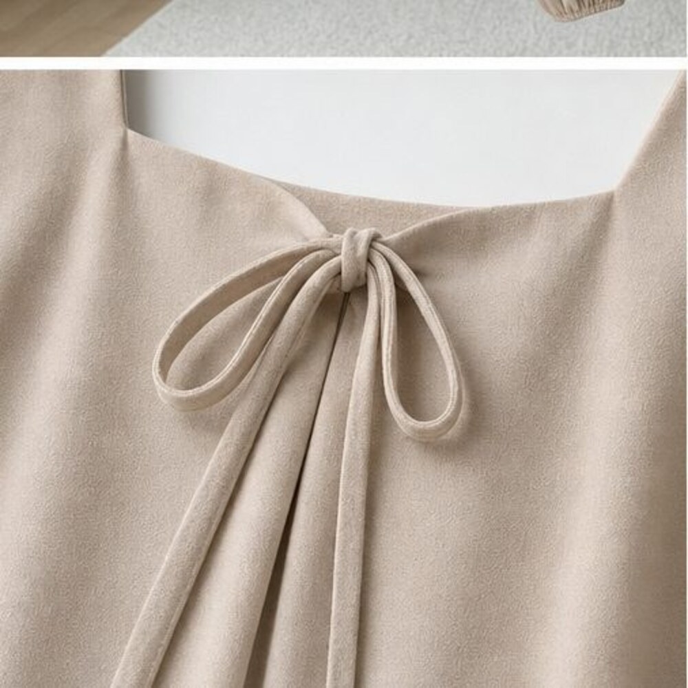 Sand Button Blouse - Picture 4 of 6